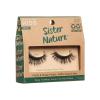 KISS Sister Nature False Eyelashes, ‘Sage’, 12 mm, 100% Natural Hair, Recyclable Paper Box, Printed with Soy Ink, Cruelty Free, Vegan, Includes 1 Pair of Reusable Strip Lashes(Sage)