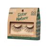 KISS Sister Nature False Eyelashes, ‘Sage’, 12 mm, 100% Natural Hair, Recyclable Paper Box, Printed with Soy Ink, Cruelty Free, Vegan, Includes 1 Pair of Reusable Strip Lashes(Willow)