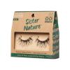 KISS Sister Nature False Eyelashes, ‘Sage’, 12 mm, 100% Natural Hair, Recyclable Paper Box, Printed with Soy Ink, Cruelty Free, Vegan, Includes 1 Pair of Reusable Strip Lashes(Dawn)