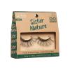 KISS Sister Nature False Eyelashes, ‘Sage’, 12 mm, 100% Natural Hair, Recyclable Paper Box, Printed with Soy Ink, Cruelty Free, Vegan, Includes 1 Pair of Reusable Strip Lashes(Willow)