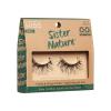 KISS Sister Nature False Eyelashes, ‘Sage’, 12 mm, 100% Natural Hair, Recyclable Paper Box, Printed with Soy Ink, Cruelty Free, Vegan, Includes 1 Pair of Reusable Strip Lashes(Dawn)