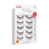 KISS So Wispy Curated Collection of Bestselling False Eyelash Styles Multipack, Volume & Curl, Lash Extensions Look, Signature Wispy Effect, Cruelty Free, Reusable, Contact Lens Friendly, 5-Pair(Multi Pack #1)