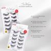 KISS So Wispy Curated Collection of Bestselling False Eyelash Styles Multipack, Volume & Curl, Lash Extensions Look, Signature Wispy Effect, Cruelty Free, Reusable, Contact Lens Friendly, 5-Pair(Medium Volume – Multi Pack)