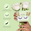 KISS The Muses, False Eyelashes, ‘Legacy’, 12mm, Includes 1 Pair, Easy to Apply, Reusable Lash Clusters(Legacy)
