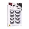KISS Triple Push-Up, False Eyelashes, ‘Robe’, 12mm, Includes 4 Pairs Of Lashes, Easy to Apply, Reusable Lash Clusters(Bombshell)