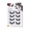 KISS Triple Push-Up, False Eyelashes, ‘Robe’, 12mm, Includes 4 Pairs Of Lashes, Easy to Apply, Reusable Lash Clusters(Robe)