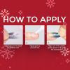 KISS Voguish Fantasy Holiday Press On Nails, ‘Merry Magic’, Navy, Medium Oval, No Damage To Natural Nails, Pink Gel Nail Glue (2g), Mini Nail File, Manicure Stick, & 28 Fake Nails(Merry Magic)
