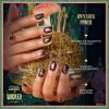 KISS X WICKED: FOR GOOD Press On Nails, ‘Glow With Glinda’, Purple, Short Oval, Waterproof, Chip Proof, Smudge Proof, 28 Fake Nails, Pink Gel Nail Glue (2g), Mini Nail File, & Manicure Stick(Own Your Power)