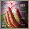 KISS X WICKED: FOR GOOD Press On Nails, ‘Glow With Glinda’, Purple, Short Oval, Waterproof, Chip Proof, Smudge Proof, 28 Fake Nails, Pink Gel Nail Glue (2g), Mini Nail File, & Manicure Stick(Bubble Of Brilliance)