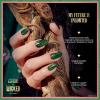 KISS X WICKED: FOR GOOD Press On Nails, ‘Glow With Glinda’, Purple, Short Oval, Waterproof, Chip Proof, Smudge Proof, 28 Fake Nails, Pink Gel Nail Glue (2g), Mini Nail File, & Manicure Stick(My Future Is Unlimited)