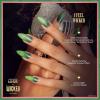 KISS X WICKED: FOR GOOD Press On Nails, ‘Glow With Glinda’, Purple, Short Oval, Waterproof, Chip Proof, Smudge Proof, 28 Fake Nails, Pink Gel Nail Glue (2g), Mini Nail File, & Manicure Stick(I Feel Wicked)