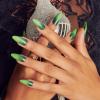 KISS X WICKED: FOR GOOD Press On Nails, ‘Glow With Glinda’, Purple, Short Oval, Waterproof, Chip Proof, Smudge Proof, 28 Fake Nails, Pink Gel Nail Glue (2g), Mini Nail File, & Manicure Stick(I Feel Wicked)