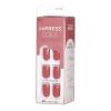 KISS imPRESS Color Polish-Free Solid Color Press-On Nails, PureFit Technology, Short Length, Platonic Pink’, Includes Prep Pad, Mini Nail File, Cuticle Stick and 30 Fake Nails