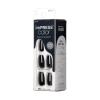 KISS imPRESS Color Press-On Manicure Fake Nails, All Black – Short & Square, Solid Black, Ready To Wear, Chip Proof, Smudge Proof, No Dry Time, Mini File & More | 30 Count(All Black)