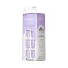 KISS imPRESS Color Press-On Manicure Fake Nails, Vivid Lavender – Short & Square, Solid Purple, Ready To Wear, Chip Proof, Smudge Proof, No Dry Time, Mini File & More | 30 Count