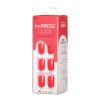 KISS imPRESS Color Press-On Manicure, Gel Nail Kit, PureFit Technology, Short Length, “Taupe Prize”, Polish-Free Solid Color Mani, Includes Prep Pad, Mini File, Cuticle Stick, and 30 Fake Nails(34 Piece Set)