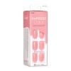 KISS imPRESS Color Press-On Nails Polish-Free Manicure Set, ‘Frosting’, 30 Chip-Proof, Smudge-Proof Fake Nails(Pretty Pink)