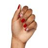 KISS imPRESS Design Press On Nails, ‘Endlessly’, Red, Short Squoval, PureFit Technology, Chip Proof, Smudge Proof, Waterproof, Nail File, Manicure Stick & 30 Fake Nails