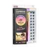 KISS imPRESS Falsies Press On Self Adhesive Eyelashes, 12mm-14mm Glam Volume Press On Lashes, Black, No Glue Needed, Invisible Band, 20 Lash Clusters & Non-Stick Applicator – Spiky(Spiky)