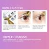 KISS imPRESS Falsies Press On Self Adhesive Eyelashes, 12mm-14mm Glam Volume Press On Lashes, Black, No Glue Needed, Invisible Band, 20 Lash Clusters & Non-Stick Applicator – Spiky(Spiky)
