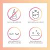 KISS imPRESS Falsies Press On Self Adhesive Eyelashes, 12mm-14mm Glam Volume Press On Lashes, Black, No Glue Needed, Invisible Band, 20 Lash Clusters & Non-Stick Applicator – Spiky(Voluminous)