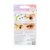 KISS imPRESS Falsies Press On Self Adhesive Eyelashes, 12mm-14mm Natural Volume Press On Lashes, Black, No Glue Needed, Invisible Band, 12 Lash Clusters – Chic(Pack of 2)