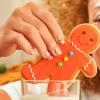 KISS imPRESS Holiday Press On Nails, ‘Be Merry’, Pink, Short Oval, 3D Effect, Improved Super Hold Adhesive, 30 Fake Nails, Prep Pad, Mini Nail File, & Manicure Stick(Mistletoe Kiss)
