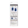 KISS imPRESS No Glue Mani Press On Nails, , ‘Baby why so Blue’, Blue, Short Size, Squoval Shape, Includes 30 Nails, Prep Pad, Instructions Sheet, 1 Manicure Stick, 1 Mini File(Never Too Navy)