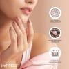 KISS imPRESS No Glue Mani Press On Nails, , ‘Simple Pleasure’, Nude, Short Size, Squoval Shape, Includes 30 Nails, Prep Pad, Instructions Sheet, 1 Manicure Stick, 1 Mini File(30 Count (Pack of 1))