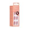 KISS imPRESS No Glue Mani Press On Nails, Bare but Better, ‘Flare’, Medium Neutral, Medium Size, Coffin Shape, Includes 30 Nails, Prep Pad, Instructions Sheet, 1 Manicure Stick, 1 Mini File(33 Count (Pack of 2))