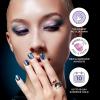 KISS imPRESS No Glue Mani Press On Nails, Color FX, ‘Satellite’, Light Pink, Short Size, Squoval Shape, Includes 30 Nails, Prep Pad, Instructions Sheet, 1 Manicure Stick, 1 Mini File(Wanderlust)