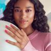 KISS imPRESS No Glue Mani Press On Nails, Color FX, ‘Satellite’, Light Pink, Short Size, Squoval Shape, Includes 30 Nails, Prep Pad, Instructions Sheet, 1 Manicure Stick, 1 Mini File(Floating)