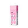 KISS imPRESS No Glue Mani Press On Nails, Color, ‘Self Care’, Pink, Short Size, Squoval Shape, Includes 30 Nails, Prep Pad, Instructions Sheet, 1 Manicure Stick, 1 Mini File(Solid Pink)