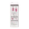 KISS imPRESS No Glue Mani Press On Nails, Color, ‘Try Gray’, Gray, Short Size, Squoval Shape, Includes 30 Nails, Prep Pad, Instructions Sheet, 1 Manicure Stick, 1 Mini File(Petal Pink)