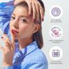 KISS imPRESS No Glue Mani Press On Nails, Color, ‘Try Gray’, Gray, Short Size, Squoval Shape, Includes 30 Nails, Prep Pad, Instructions Sheet, 1 Manicure Stick, 1 Mini File(Petal Pink)