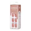 KISS imPRESS No Glue Mani Press On Nails, Color, ‘Try Gray’, Gray, Short Size, Squoval Shape, Includes 30 Nails, Prep Pad, Instructions Sheet, 1 Manicure Stick, 1 Mini File(Sandbox)