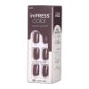 KISS imPRESS No Glue Mani Press On Nails, Color, ‘Try Gray’, Gray, Short Size, Squoval Shape, Includes 30 Nails, Prep Pad, Instructions Sheet, 1 Manicure Stick, 1 Mini File(Try Gray)