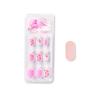 KISS imPRESS No Glue Mani Press On Nails, Color, ‘Try Gray’, Gray, Short Size, Squoval Shape, Includes 30 Nails, Prep Pad, Instructions Sheet, 1 Manicure Stick, 1 Mini File(Super Duper)