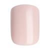 KISS imPRESS No Glue Mani Press On Nails, Design, ‘Eternity’, Medium Blue, Short Size, Squoval Shape, Includes 30 Nails, Prep Pad, Instructions Sheet, 1 Manicure Stick, 1 Mini File(Pink and silver)