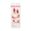 KISS imPRESS No Glue Mani Press On Nails, Design, ‘Eternity’, Medium Blue, Short Size, Squoval Shape, Includes 30 Nails, Prep Pad, Instructions Sheet, 1 Manicure Stick, 1 Mini File(French)