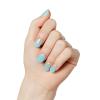 KISS imPRESS No Glue Mani Press On Nails, Design, ‘Eternity’, Medium Blue, Short Size, Squoval Shape, Includes 30 Nails, Prep Pad, Instructions Sheet, 1 Manicure Stick, 1 Mini File(Medium Blue)
