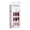 KISS imPRESS No Glue Mani Press On Nails, Design, ‘No Other’, Red, Short Size, Squoval Shape, Includes 30 Nails, Prep Pad, Instructions Sheet, 1 Manicure Stick, 1 Mini File