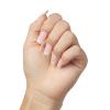 KISS imPRESS No Glue Mani Press On Nails, French, ‘Heroic’, Light Neutral + White Tip French, Short Size, Squoval Shape, Includes 30 Nails, Prep Pad, Instructions Sheet, 1 Manicure Stick, 1 Mini File(Heroic)