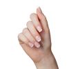 KISS imPRESS No Glue Mani Press On Nails, French, ‘Heroic’, Light Neutral + White Tip French, Short Size, Squoval Shape, Includes 30 Nails, Prep Pad, Instructions Sheet, 1 Manicure Stick, 1 Mini File(Genuine)