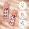 KISS imPRESS No Glue Mani Press On Nails, ‘Instinct’, Light Pink, Short Size, Squoval Shape, Includes 30 Nails, Prep Pad, Instructions Sheet, 1 Manicure Stick, 1 Mini File