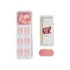 KISS imPRESS No Glue Mani Press On Nails, ‘Instinct’, Light Pink, Short Size, Squoval Shape, Includes 30 Nails, Prep Pad, Instructions Sheet, 1 Manicure Stick, 1 Mini File