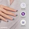 KISS imPRESS No Glue Mani Press On Nails, Premium, ‘Best Life’, Blue, Medium Size, Almond Shape, Includes 30 Nails, Prep Pad, Instructions Sheet, 1 Manicure Stick, 1 Mini File(Portal)
