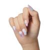 KISS imPRESS No Glue Mani Press On Nails, Premium, ‘Best Life’, Blue, Medium Size, Almond Shape, Includes 30 Nails, Prep Pad, Instructions Sheet, 1 Manicure Stick, 1 Mini File(Portal)