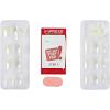 KISS imPRESS No Glue Pedi Press-On Toenails, White Nails with Pearl, Squoval Shape, Includes 24 Nails, Prep Pad, 1 Manicure Stick, 1 Mini File