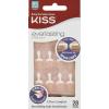 Kiss Everlasting French Nail Manicure, Chip-Free, Flexi-Fit Technology, Real Short, “String of Pearls”, Nail Kit with Pink Nail Glue (Net Wt. 2g / 0.07oz), Mini File, Manicure Stick, and 28 Fake Nails(28 Count (Pack of 4))